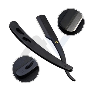 Black Professional Adjustable Safety Razor Premium Barber Shaving Tool for <b>Men</b> Painless Hair Removal Razor for Personal & Salon - Product Image 2