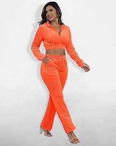 Solid Color Good Quality Men's Hooded Velvet Tracksuit Set <b>Ankle</b>-Length Pants Elastic Waist Custom Velour Crop Top Breathable - Product Image 5