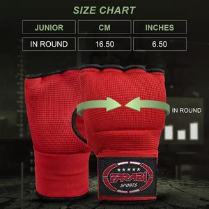 Gants intérieurs rembourrés en coton Farabi pour enfants, haute élasticité, pour entraînement de boxe, MMA, Muay Thai, Taekwondo, Hook - Product Image 6