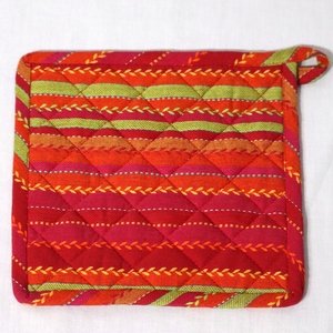 Meilleures ventes : Nouveaux maniques de four et dessous de plat en toile 100% coton et coton recyclé, avec design jacquard et technique de tissage, pour la cuisine - Product Image 3