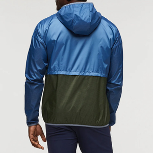 Chaqueta Cortavientos Impermeable Hecha en Pakistán para Hombre, con Logotipo Personalizado, Cuello Alto, Cremallera Frontal y Bolsillos, Chaqueta para Lluvia - Product Image 2