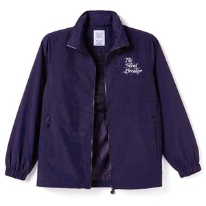 Custom Private Logo Windbreaker Zipper up <b>Coaches</b> Winter Jacket Lightweight Waterproof Stylish High Street Thin for Men - Product Image 1