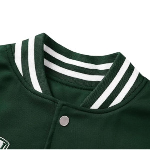 Vestes de baseball décontractées pour hommes, style universitaire, avec logo personnalisé, col montant, pour l'hiver - Product Image 4