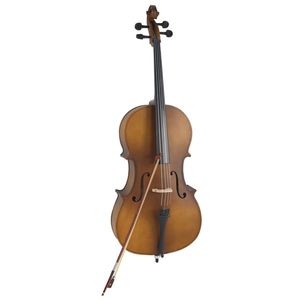 4/4 Acoustic Cello Set with Case Bow Rosin in Wood Color (Old Code 86308904) - Product Image 1