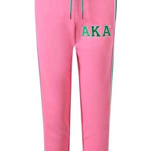 กางเกงวอร์ม AKA Air Tech Fleece สีชมพูเขียว สำหรับผู้หญิง กางเกงจ็อกเกอร์ กางเกงวอร์มสำหรับออกกำลังกาย คุณภาพพรีเมียม สวมใส่สบาย - Product Image 5