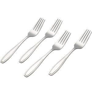 Juegos de servidor de boda, juego de tenedor para ensalada, juego de Servicio de ensalada con extremo de lágrima, servidor de ensalada decorativo de Metal, tenedor plateado - Product Image 6