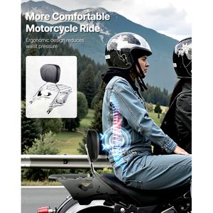 Portapacchi Sissy Bar in Metallo Nuovo per Moto Harley Davidson Modelli Touring - Compatibile con Street Glide e Road Glide - Product Image 2