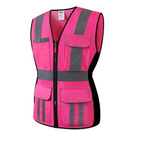 Gilet de sécurité réfléchissant à fibre optique LED clignotant, rechargeable, haute visibilité nocturne, avec ceinture élastique - Product Image 5