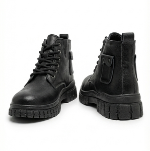 Bottes Western en Cuir Véritable pour Hommes Obexa IRONX, Chaussures Décontractées à Enfiler, Durables, Toutes Saisons, Chaussures de Travail - Product Image 2