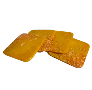 Best Quality Modern Resin Tea <b>Coaster</b> Set for Home Kitchen Office and Restaurant <b>Table</b> Decoration Available At Competitive Price - Product Image 2
