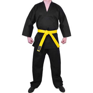 Uniforme d'arts martiaux en tissu perlé personnalisé 100% polyester coton, logo brodé, durable, léger, respirant, uniforme BJJ GI OEM - Product Image 2
