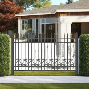 Paneles de Cerca de Hierro Forjado Personalizados, Cerca Metálica Decorativa para Exteriores, para Jardín y Seguridad del Hogar, con Acabado de Recubrimiento en Polvo de Primera Calidad - Product Image 4