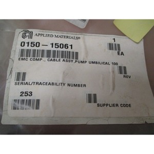 AMAT 0150-15061 EMC Comp., Cable Assy, Bomba - Equipo y Piezas de Semiconductores de Confianza de Marca Global - Product Image 4