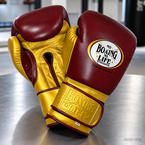No Boxing No Life Leather Boxing Gloves 08 oz 24oz <b>Lace</b>-Up Customized Color & Logo Breathable Training Gear Adults Pakistan Made - Product Image 3
