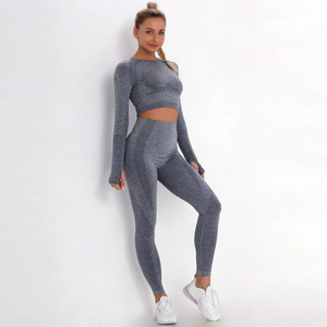 Custom New Sportswear Women's Yoga Set Gym Workout Yoga Sets High Quality & <b>Cheap</b> Prices Women Yoga Sets - Product Image 1