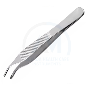 Pinzas Quirúrgicas de Acero Inoxidable Al Mida Healthcare, Punta Curva, Agarre Texturizado, Certificación CE, Garantía de por Vida para Precisión - Product Image 1