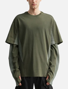 เสื้อยืดแขนยาวแบบพิเศษผ้าคอตตอนพรีเมียม ผลิตโดยผู้ผลิตเสื้อผ้า OEM รับผลิตเสื้อผ้าแบรนด์ส่วนตัว ขายส่ง - Product Image 2