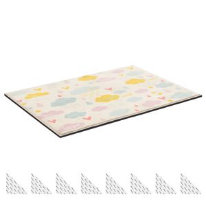Tappetino Antiscivolo 8x5 Piedi per Pavimenti in Legno, Cuscinetto in Feltro a Doppia Superficie con Base in Gomma - Product Image 1