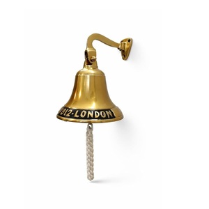Handmade Aluminium Wall Bell Vintage <b>Nautical</b> Door Hanging Bell 1912 Decorative Marine Home <b>Decor</b> Wall <b>Decor</b> - Product Image 1