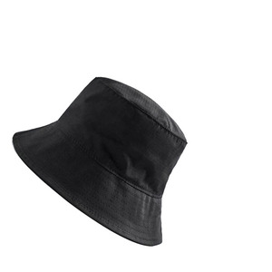 Sombrero de Pescador Unisex Negro Sólido, 100% Algodón, Estilo Casual para Exteriores, para Adultos, Primavera/Verano, Talla 56-58CM - Product Image 2
