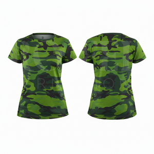 เสื้อยืดคอกลมแขนสั้นพิมพ์ลายพรางแบบสั่งทำไซส์ใหญ่ ทรงเข้ารูป ผ้าเนื้อหนา ระบายอากาศได้ดี เหมาะสำหรับเล่นกีฬา ใส่สบายในฤดูร้อน - Product Image 4
