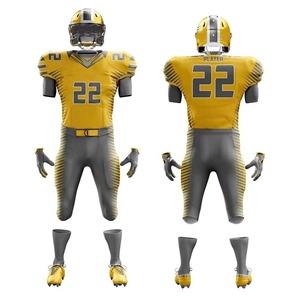 2026 New Custom Made Breathable 100% Polyester American Football Training Jerseys Uniform Set Plus Size Unisex Adult Custom Logo - Product Image 4