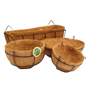 Paniers de plantation attrayants pour la plantation ornementale et le jardinage domestique au meilleur prix du marché, suspendables, 100% écologiques et biodégradables - Product Image 1
