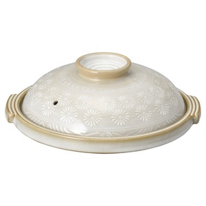 Made in Japan Quality Ceramic Plate with Lid Available in Two Sizes Hana Mishima Toban Ceramic Plate - Product Image 2