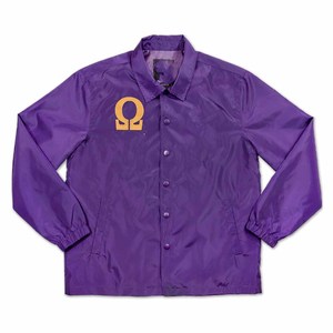 Chaqueta Ligera Bordada de la Hermandad Omega Psi Phi para Mujeres Entrenadoras, Chaqueta Personalizada con Bordado de Líneas Cruzadas para Damas - Product Image 1