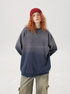 สเวตเตอร์เทอร์370gsm 2025สเวตเตอร์ผ้าฝ้ายหนาแบบวินเทจโอเวอร์ไซส์สำหรับผู้ชาย - Product Image 4