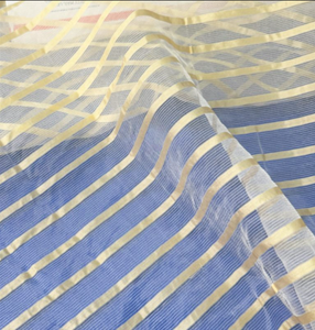 Tissu d'organza rayé de qualité supérieure pour vêtements ethniques et occidentaux - Product Image 3