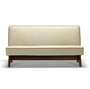 Wholesale Mid Century Modern Teak Wood <b>Sofa</b> Chandigarh Style Armless Daybed for Hotels Living Room & <b>Office</b> - Product Image 2