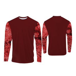 เสื้อฮู้ดตกปลา UPF 50 Gerent GI-F007 น้ำหนักเบา ระบายอากาศได้ดี ป้องกันแสงแดด สำหรับทุกเพศ ผลิตจากโพลีเอสเตอร์/ไนลอน แห้งเร็ว 180 กรัม แบบสวมหัว ไซส์พลัส - Product Image 3