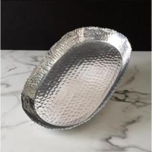 Plateau de service portable en métal, pratique pour transporter les aliments lors de pique-niques, fêtes, traiteurs, restaurants, hôtels et rassemblements en plein air - Product Image 1