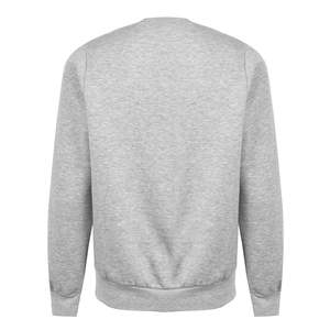 Sweat-shirt personnalisé pour homme en coton biologique épais, col rond, couleur unie, pour l'hiver - Product Image 2
