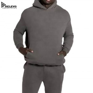 Survêtements et sweats à capuche pour hommes en coton 100% de haute qualité, séchage rapide, respirants, légers, avec logo personnalisé sur le devant, vêtements de jogging pour l'entraînement - Product Image 3