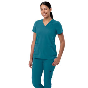 Vêtements d'hôpital pour femmes, sur mesure, extensibles et respirants, ensembles de blouses médicales 2 pièces - Product Image 1