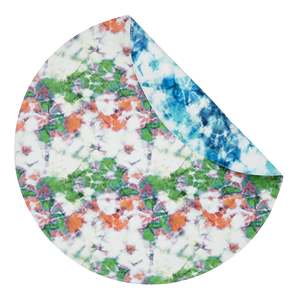 Set di 4 Tovagliette Rotonde Bohémien Resistenti con Motivo Vegetale di Mode Living, Ecologiche per l'Uso Quotidiano - Product Image 1