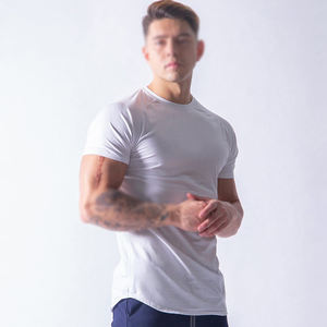 Camiseta de Hombre de Alta Calidad 100% Algodón, Color Sólido Informal, Manga Corta, Personalizable con Etiqueta Privada, Camiseta de Verano para Hombre al por Mayor - Product Image 1