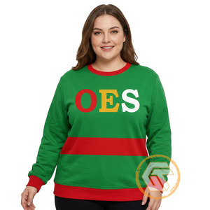 Sudadera Casual de Alta Calidad para Mujer Eastern Star, de Algodón y Felpa, con Bordado Frontal, Ecológica, GREEK 500g - Product Image 1