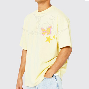 Camisetas de Moda de Color Sólido con Estampado Puff, Camisetas de Verano Hechas en Pakistán con Estampado Puff en Venta - Product Image 1
