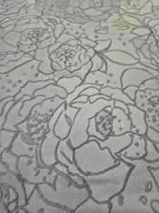 ABAYA Tissu satiné ultra doux pour femmes BROCADE JACQUARD NOIR 100% Polyester Vêtements Respirants 160 GSM Poids moyen (PK) - Product Image 4