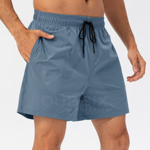 Shorts de sport pour homme à taille mi-haute, séchage rapide, en tissu Oxford respirant, avec devant tricoté élastique, style Bermuda, pour fitness, course, entraînement et usage décontracté - Product Image 6