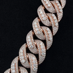 Collier chaîne tennis en argent sterling 925 de qualité supérieure avec moissanite taille brillant rond, bijou raffiné et élégant, collier statement - Product Image 4