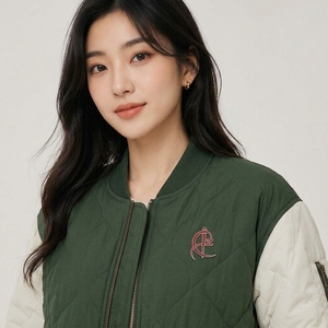 <b>Women</b> Bomber <b>Jacket</b> High Quality <b>Women</b> Bomber <b>Jacket</b> Lightweight Casual Fashion Outerwear Smooth Polyester Fabric <b>Zip</b> <b>Up</b> Design - Product Image 5