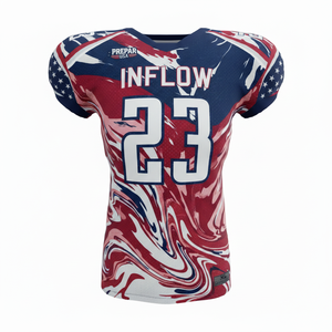 Custom High Quality 220g Polyester 25/26 New Heat-Transfer Printed Name American Football Jersey Short Plus Size Top Wholesale - Product Image 4