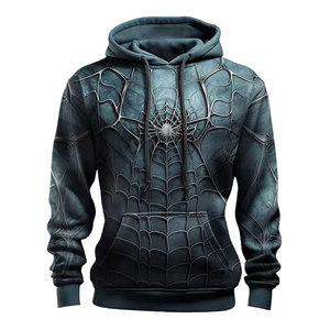 Sudadera con Capucha de Forro Polar de Primera Calidad, Personalizada con Impresión por Transferencia de Calor, Diseño de Spiderman, Cálida para Invierno, Ecológica, Transpirable, con Bolsillos, Unisex, Informal - Product Image 5