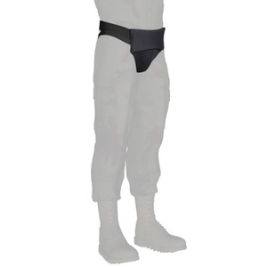 Contoured Polyester Cotton Soft Lightweight Groin Protector Men Adjustable Sports Protection Black <b>Red</b> Blue White All Seasons - Product Image 4