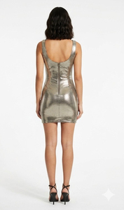 Vestido ajustado de una pieza con cuello redondo, de alta calidad y precio razonable, para pedidos al por mayor, con costuras reforzadas a máquina, ideal para fiestas. - Product Image 5