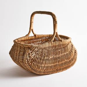 Accessoires pour le rangement de cadeaux, panier en rotin tissé à la main, paniers vides en matériau naturel à bas prix - Product Image 2